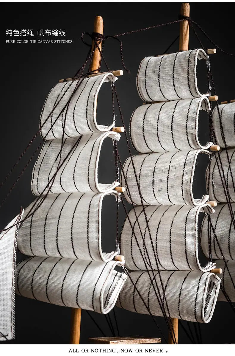 Modello Di Barca A Vela In Legno Per Decorazioni Della Casa In Stile Mediterraneo Accessori Regalo Compleanno