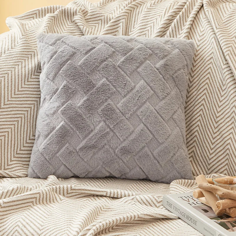 Fodera Per Cuscino In Peluche 45x45 E 30x50 Cm Per Divano Soggiorno Federa Quadrata In Cotone Decorazioni Per La Casa