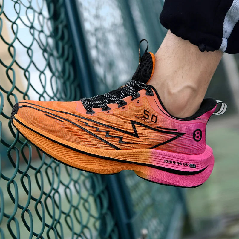 Sneakers Casual Di Lusso Da Uomo Traspiranti Scarpe Da Corsa Mocassini Alla Moda Comode Per Gara Con Aumento Di Altezza