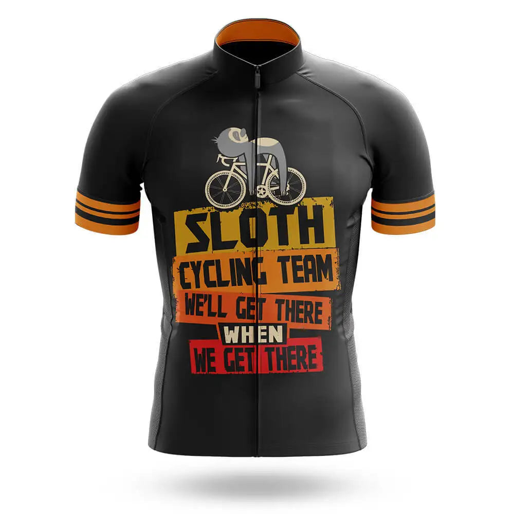 Maglia Da Ciclismo Estiva Uomo 2025 Sloth Team Maniche Corte Traspirante Con Tasca Posteriore E Protezione UV