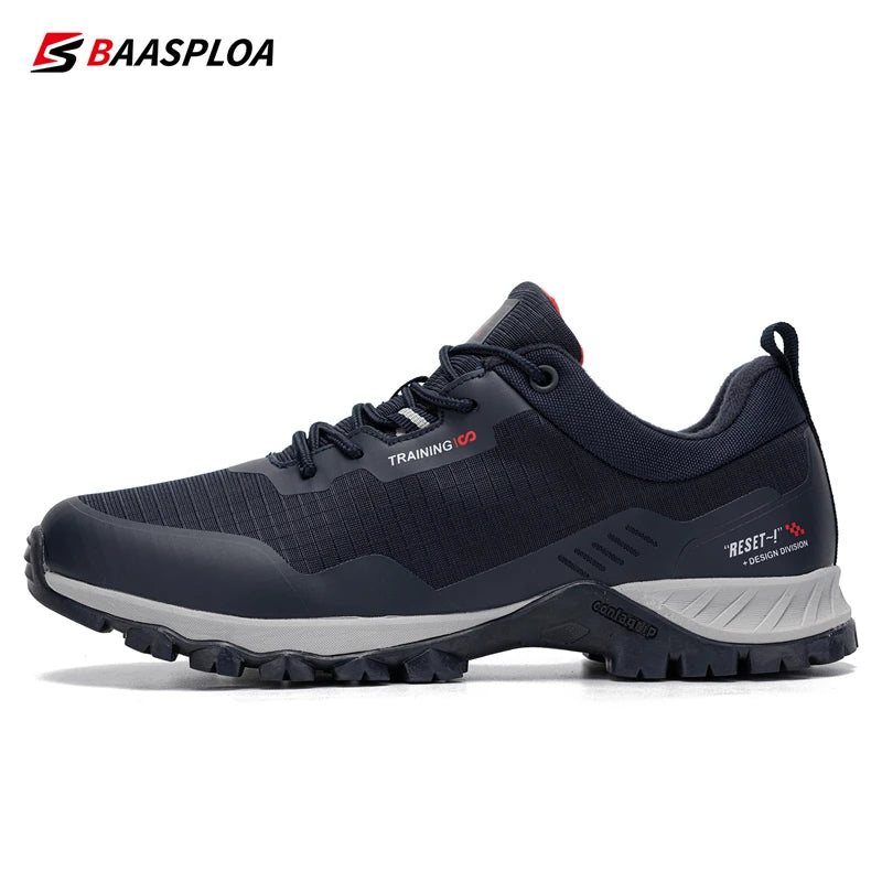Baasploa Scarpe Da Trekking Uomo Impermeabili Antiscivolo Resistente All Usura Per Esploratori Outdoor M7306
