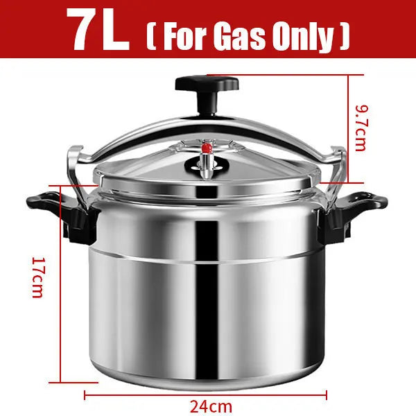 Pentola A Pressione In Alluminio Da 4 A 5 Litri Con Coperchio Easy Lock Antideflagrante Sicura A Gas