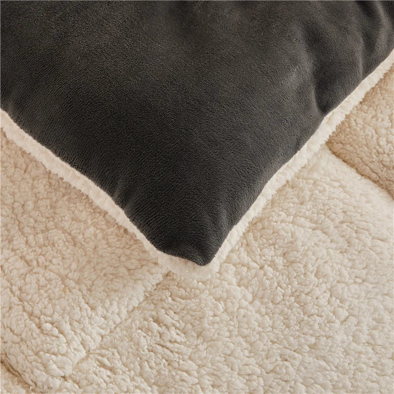 Coperta Ponderata In Pile Invernale Calda E Morbida Antipilling Rettangolare Grado A Per Letto Con Calore