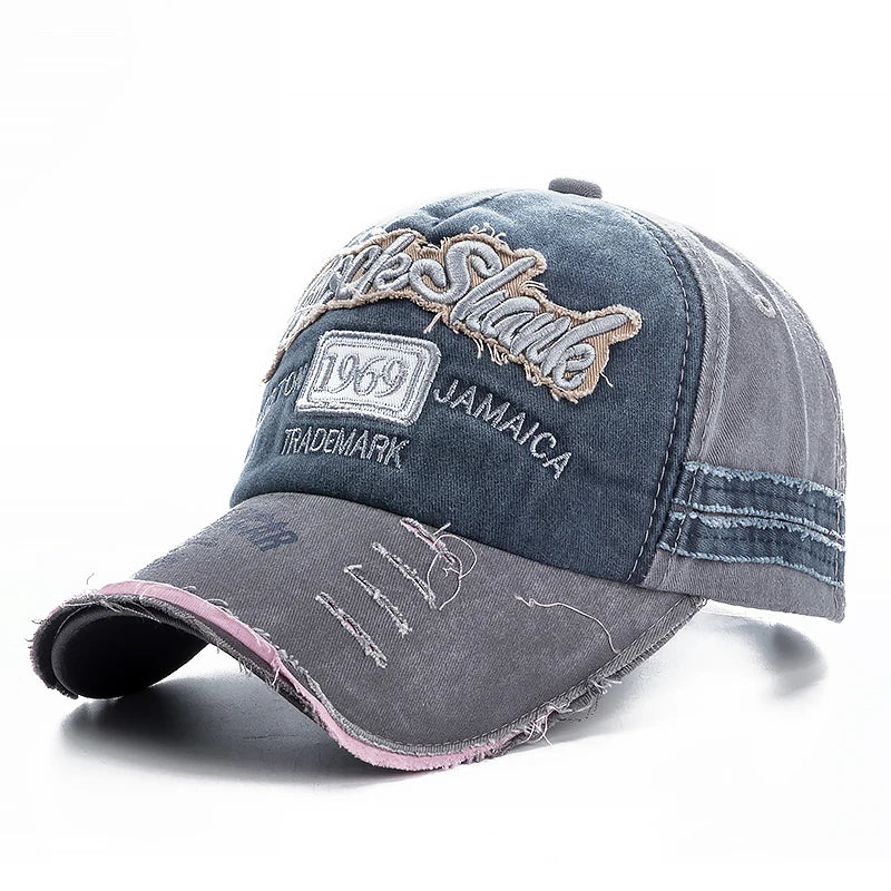 Berretto In Cotone Unisex Rock Shark Protezione Solare Regolabile Stile Cowboy Retrò Alta Qualità