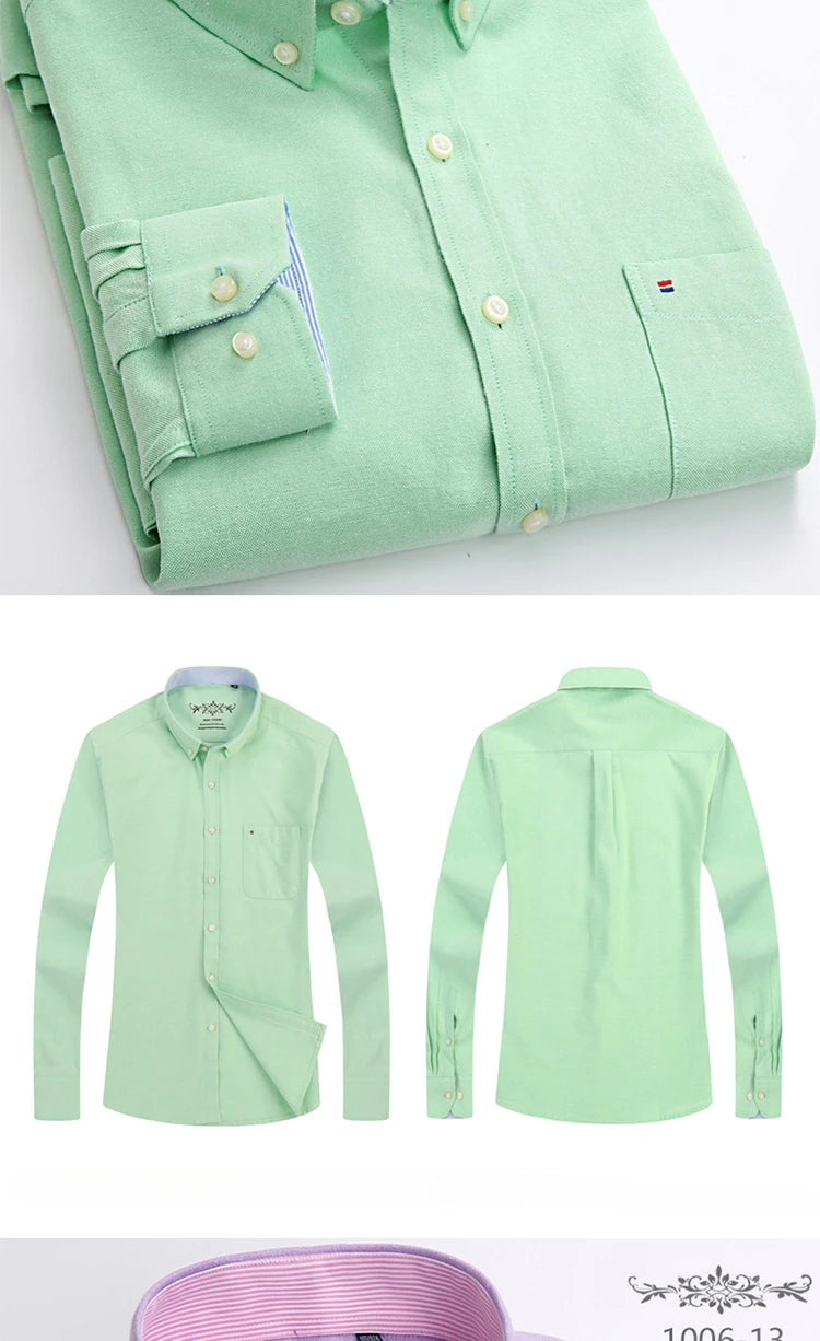 Novità Camicia Da Uomo Slim Fit Maniche Lunghe Formale Con Tasca Singola In Morbido Cotone Scozzese Per Ufficio