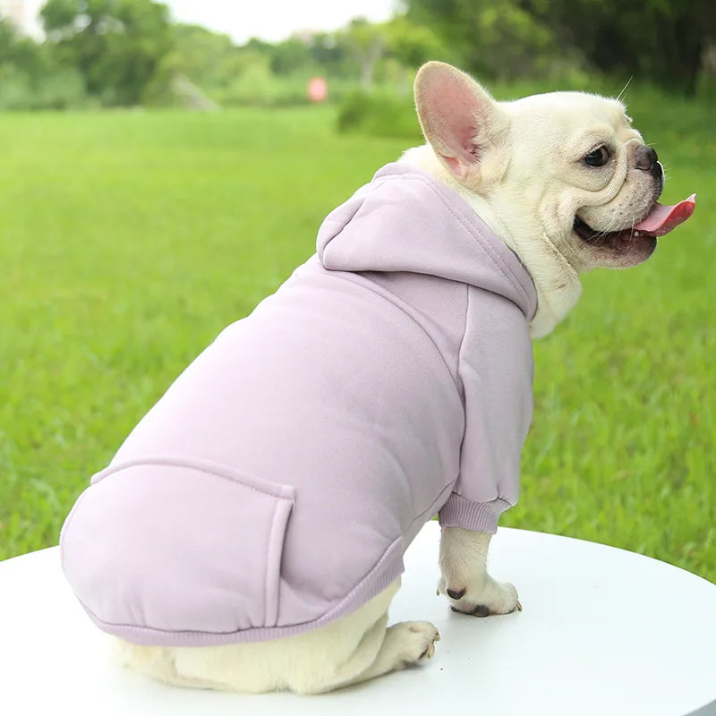 Felpa Invernale con Cappuccio per Cani e Gatti Taglia Piccola e Media Abbigliamento Animali Domestici Giacca Costume