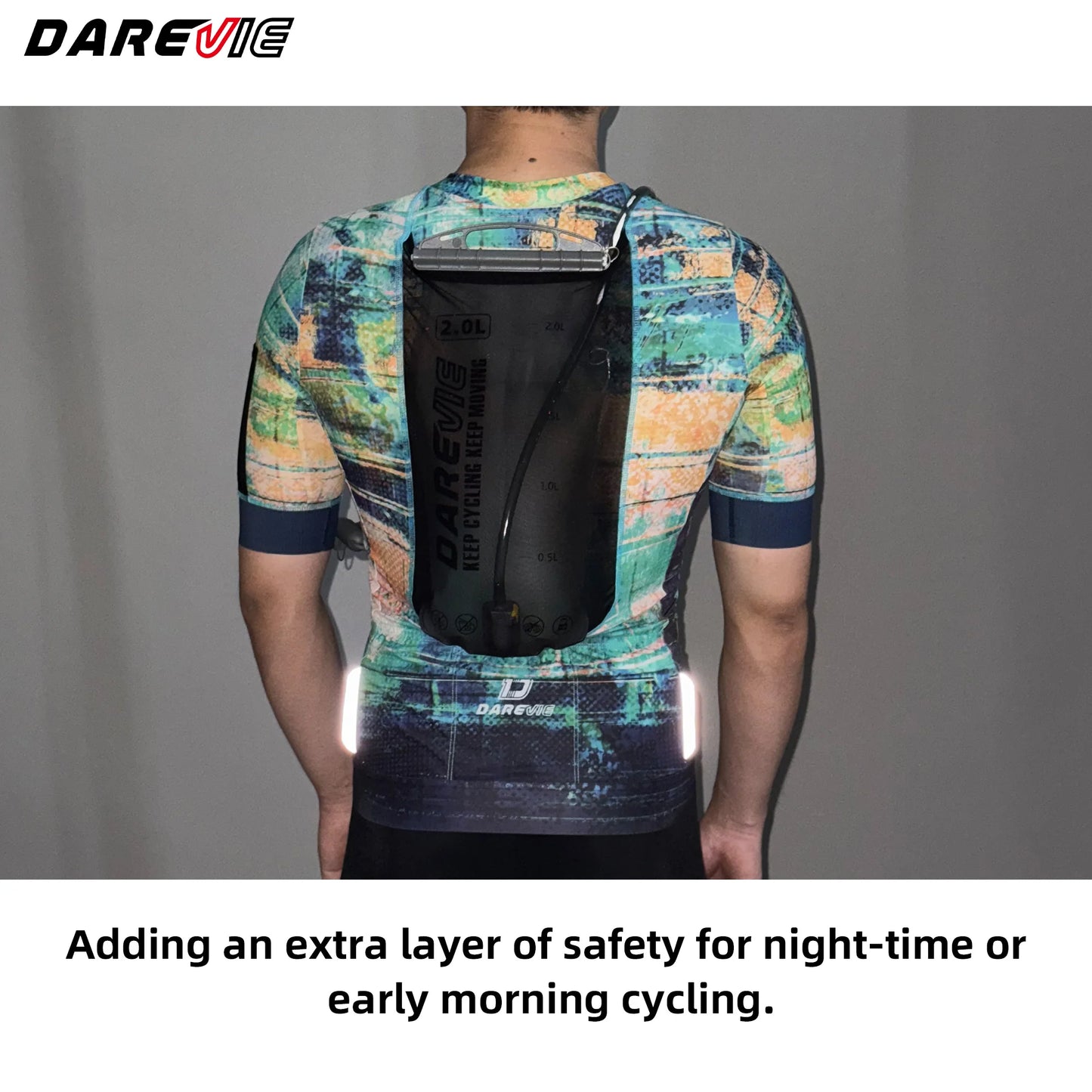Maglia Ciclismo Uomo Quick Dry Antiscivolo Professionale Traspirante Con Tasche Idratazione