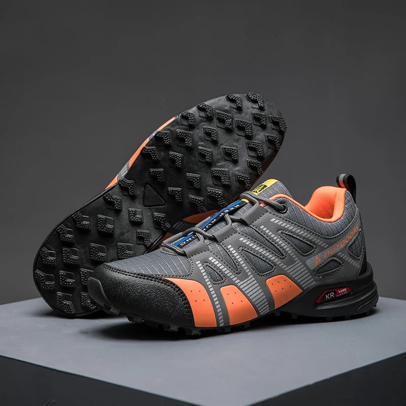 Scarpe Trekking Impermeabili da Uomo Taglia Fino a 48 Escursionismo Alpinismo Campeggio Sneakers da Bici Tattiche