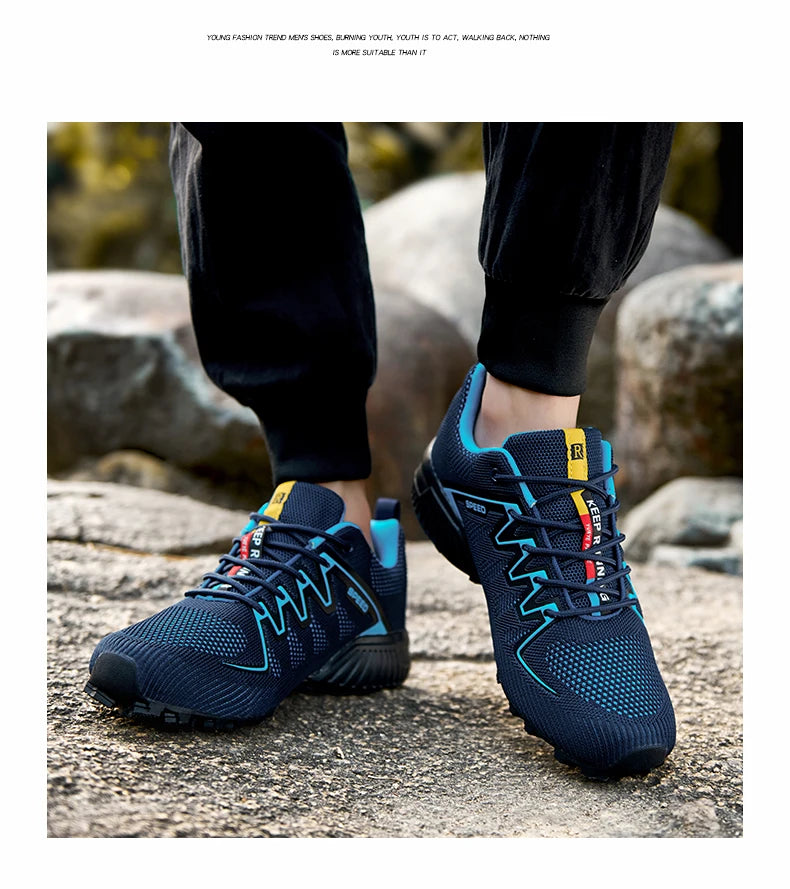 Scarpe Da Ciclismo MTB Traspiranti Uomo Scarpe Da Bicicletta Leggere Per Trekking All'Aperto E Equitazione