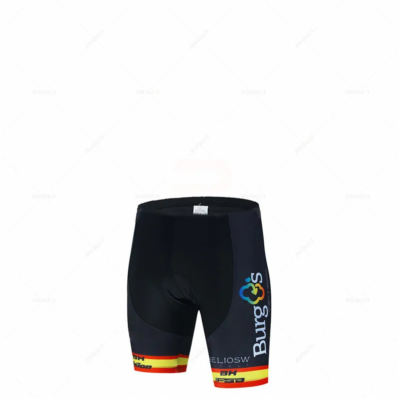 Nuovo BH Burgs Team 2024 Maglia Da Ciclismo Uomo E Pantaloncini Da Bici Set MTB Estivo Asciugatura Rapida