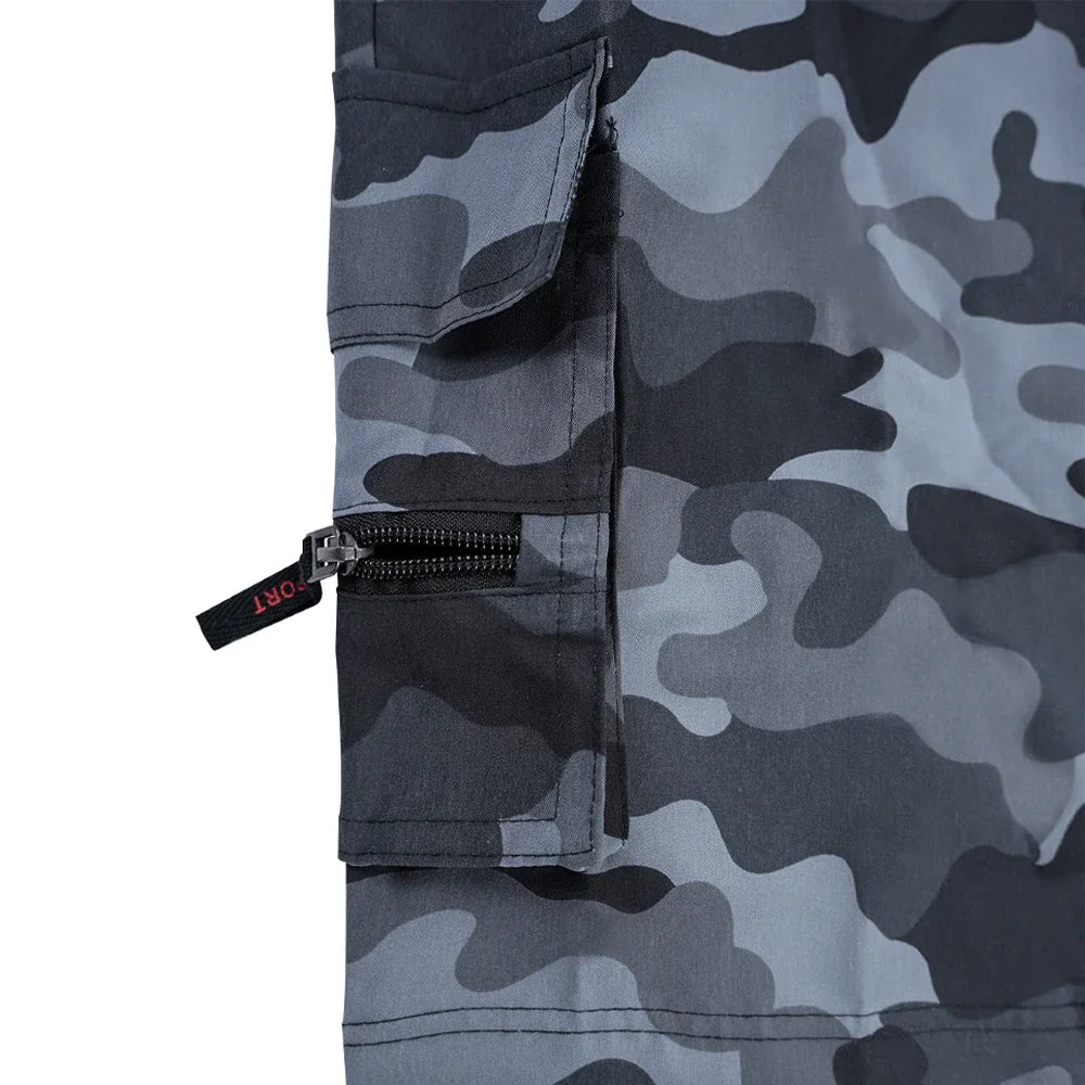 Pantaloncini Cargo Tattici Estivi da Uomo Militari con Tasche Ispirate al Mimetico per Jogging Escursionismo Lavoro
