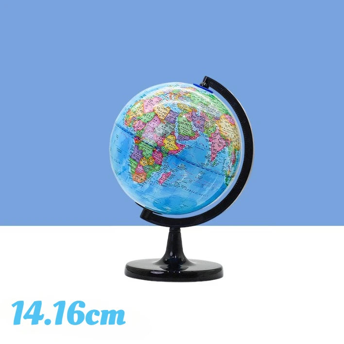 Set Globo Didattico Standard, Mappa Inglese HD 360 °   Rotazione, per studenti di classe e di geografia, risorsa didattica