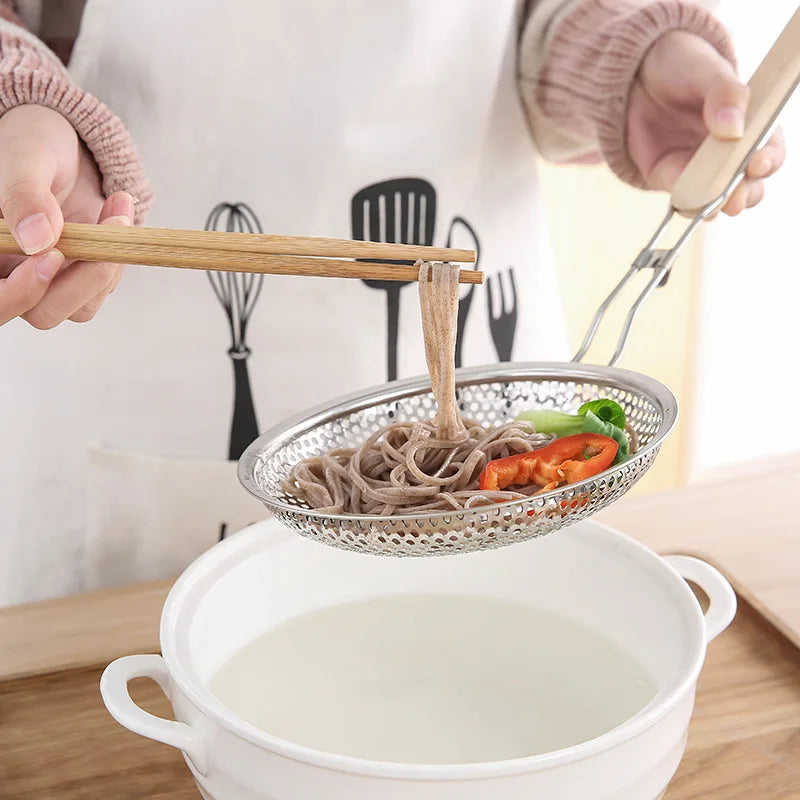 Cucchiaio Per Schiumarola A Maglia Fine In Acciaio Inox Per Colino Spaghetti E Tagliatelle