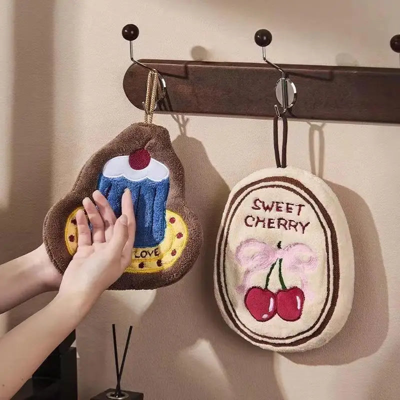 WHP Asciugamano Da Cucina Assorbente Da Bagno Panno Da Appendere Al Muro Per Pulizia In Poliestere