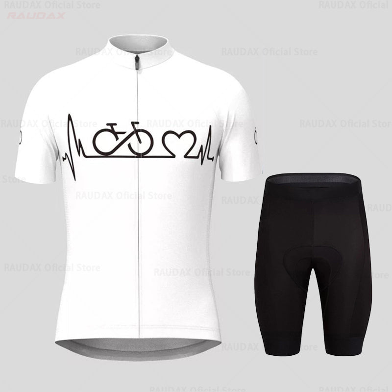 Abbigliamento Da Ciclismo Estivo Per Uomo Kit MTB Maglia Da Ciclismo A Maniche Corte Traspirante Per Bici Da Strada