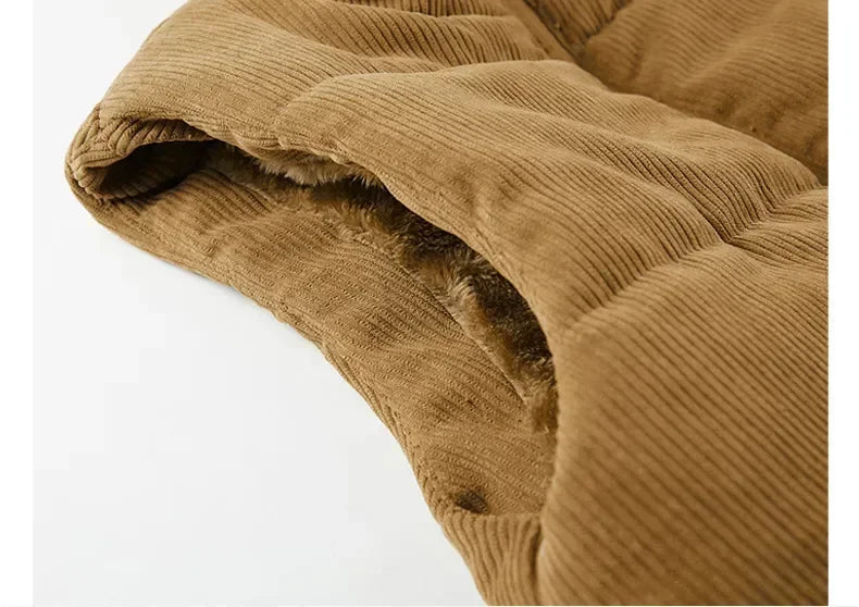 Gilet Pile Da Uomo Inverno Caldo Senza Maniche Con Colletto Quadrato Stile Esercito Abbigliamento