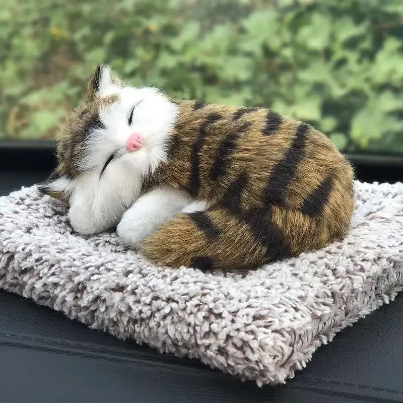 Peluche Simulato Per Gatti Con Suono Gatto Addormentato Decorazione Stanza Dei Bambini Regalo Di Compleanno