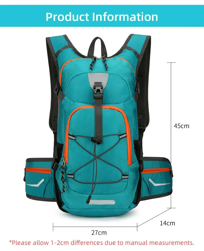 Zaino Ultraleggero Da Ciclismo Campeggio MTB Bici Da Strada Escursionismo Trekking Arrampicata Con Sistema Idratazione