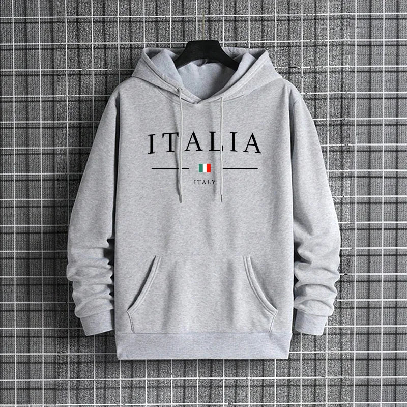 Tuta Da Uomo Di Qualità Con Cappuccio Monopezzo Felpe Con Stampa Streetwear Autunno Inverno Pantaloni
