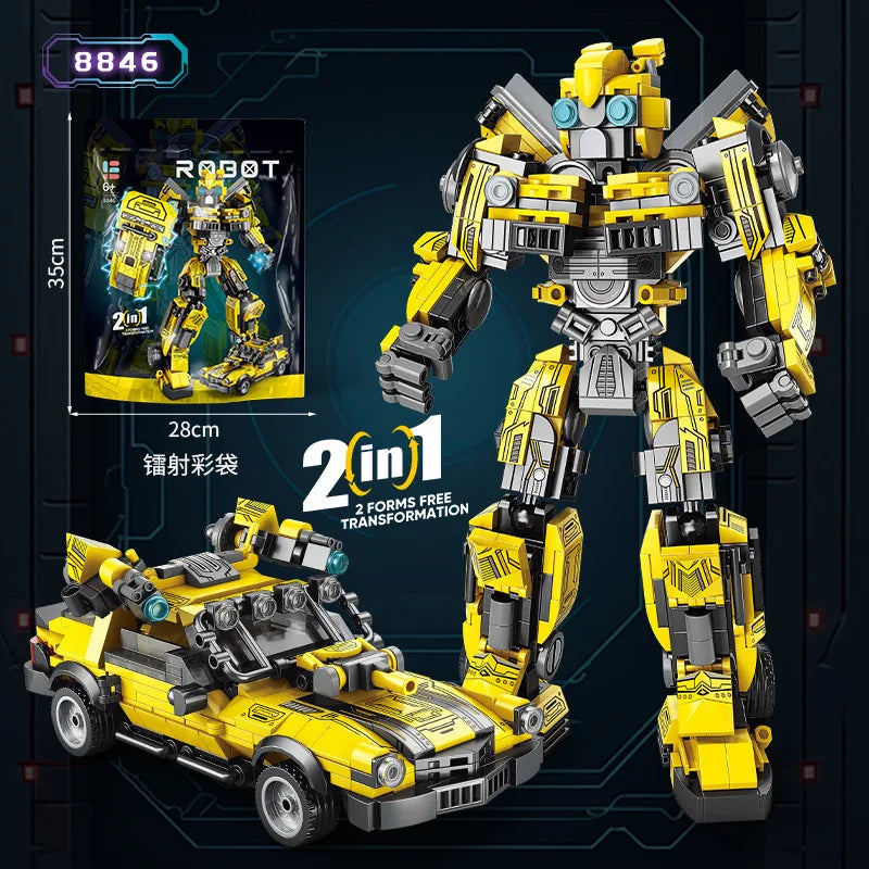 Autobots Decepticons Trasformazione Robot Mattoni Per Bambini Educativo Giocattolo Regalo Compatibile Con Lego Età 14