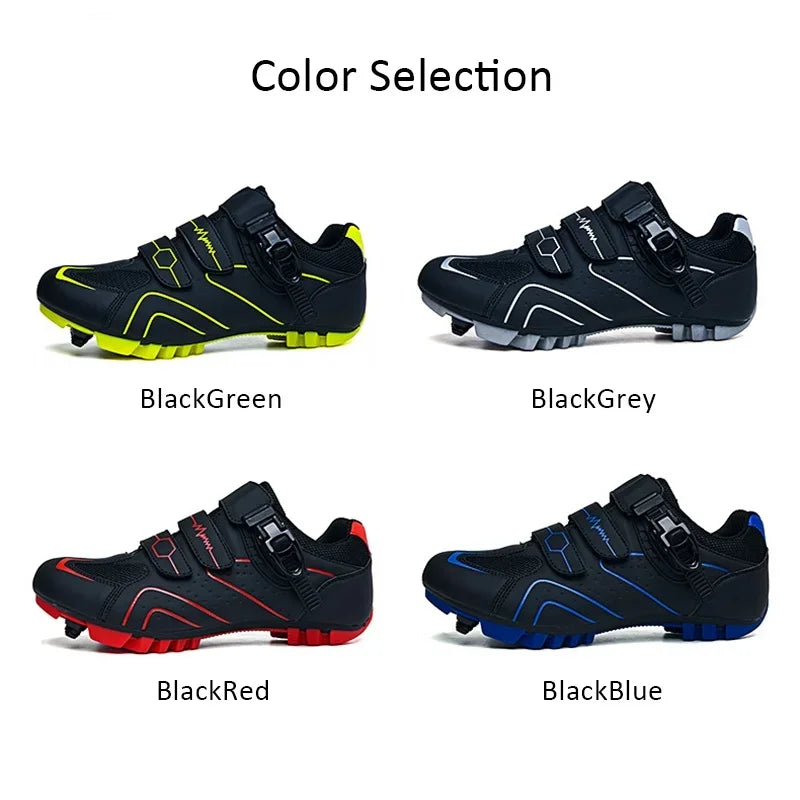 Scarpe Da Ciclismo MTB Da Uomo Traspiranti Antiscivolo Con Tacchetti Sportivi Professionali