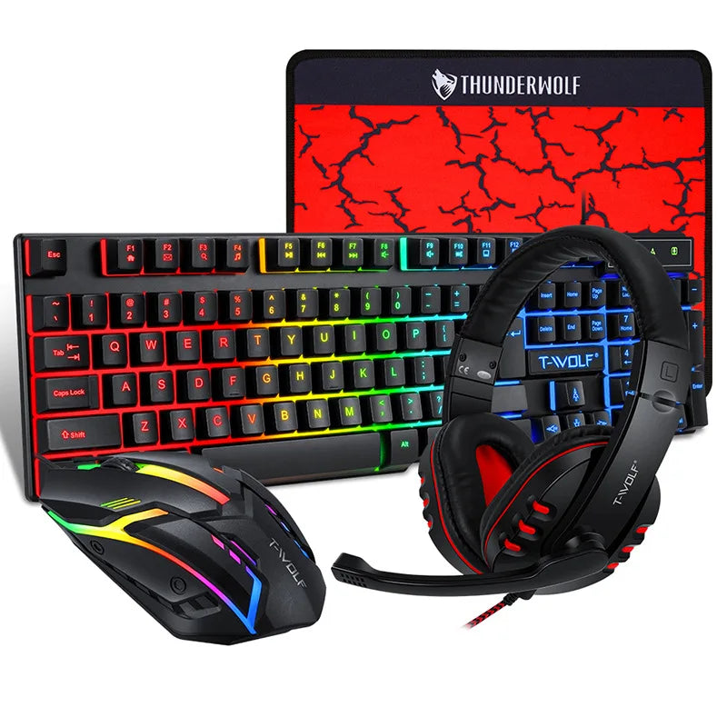 Tastiera Cablata 100 Percento Layout Europeo Multilingue ISO Retroilluminazione Multicolore Per Gaming Ufficio Desktop