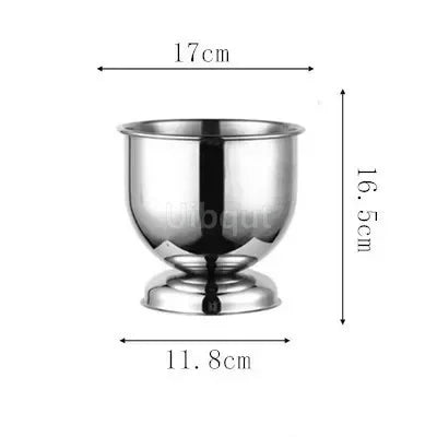 Secchiello Del Ghiaccio Dorato Creativo Per Whisky E Birra Strumenti Da Bar Per Vino Dispositivo Di Raffreddamento