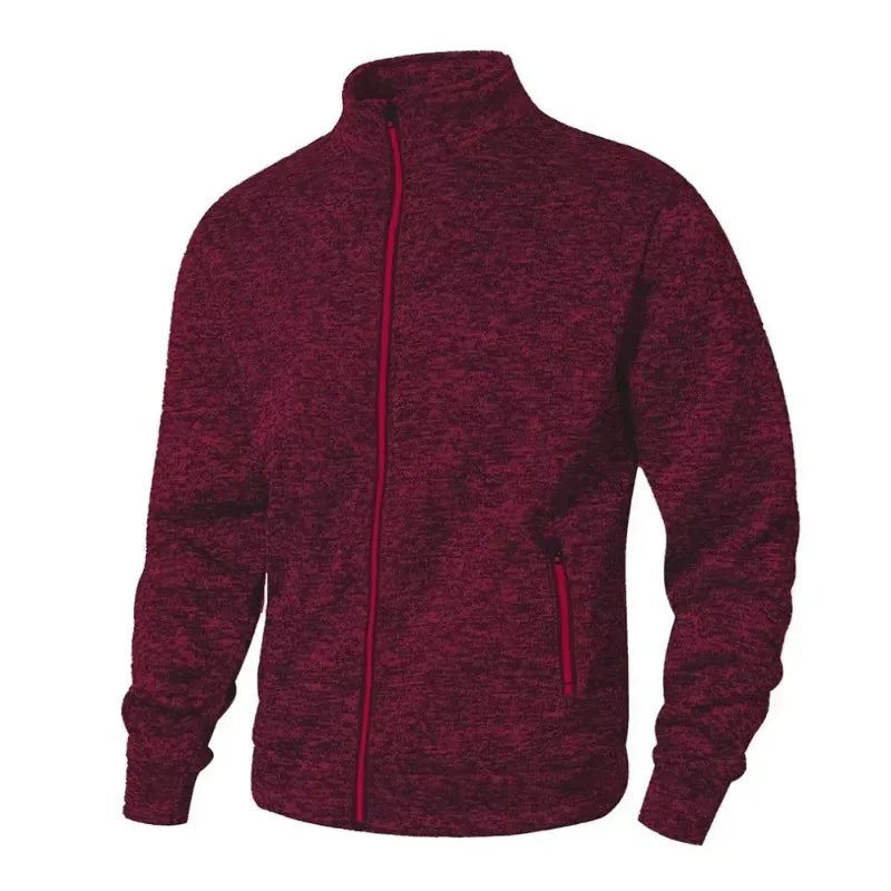 Felpe Da Uomo Autunnali Con Cerniera Cardigan Cappotti Manica Lunga Da Esterno Streetwear Dolcevita Oversize Caldo