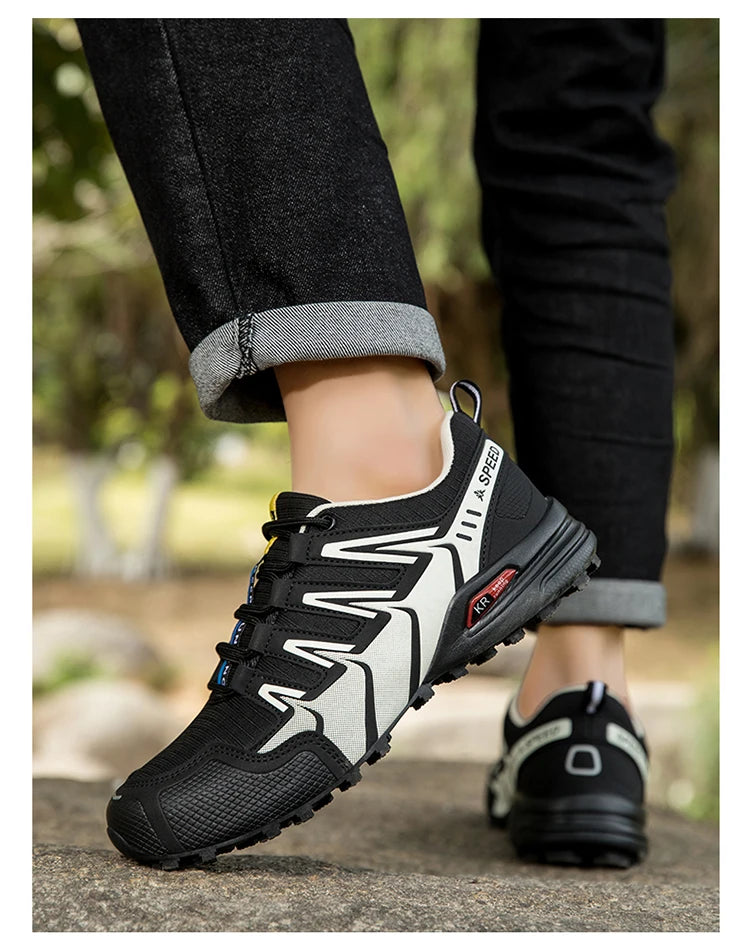 Scarpe Sportive Da Ciclismo All'aperto Da Uomo Impermeabili Antiscivolo Per Escursioni E Campeggio