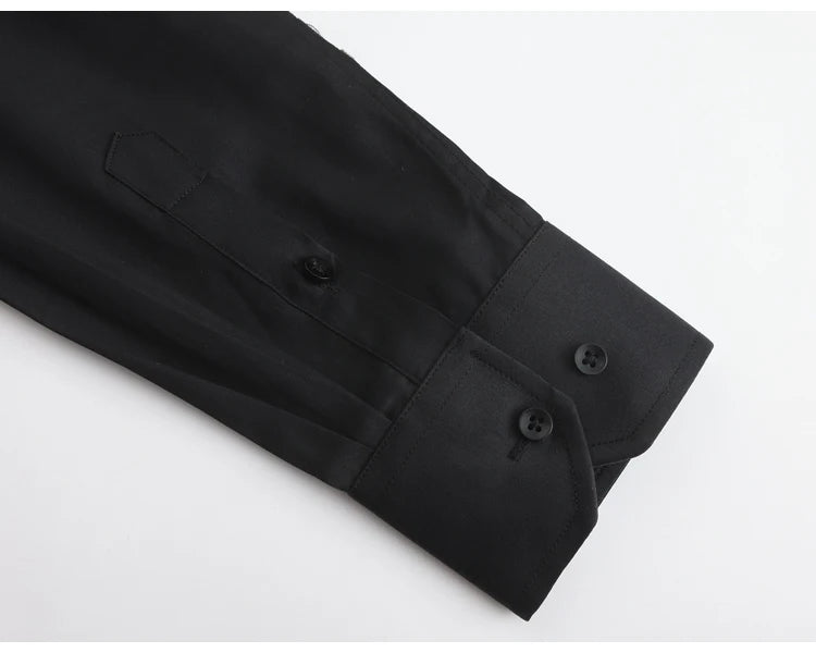 Camicie Da Uomo Eleganti Payel Semi Formale A Maniche Lunghe Con Abbottonatura E Cuciture A Contrasto