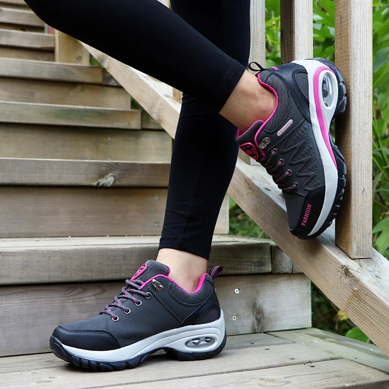 Scarpe Da Ginnastica Da Donna Comode Con Plateau Traspiranti Scarpe Casual Da Donna Stringate Per Esterno