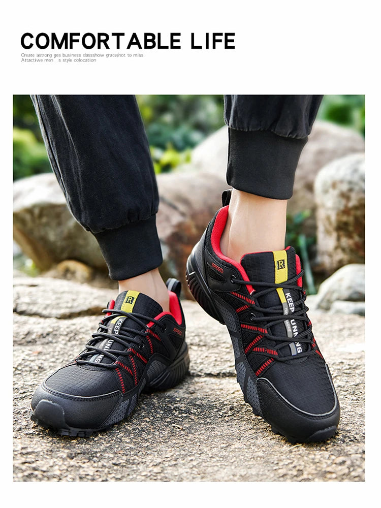 Scarpe Da Trekking Uomo E Donna Impermeabili Antiscivolo Per Viaggio Campeggio Esterno Allenamento Tattiche Grandi