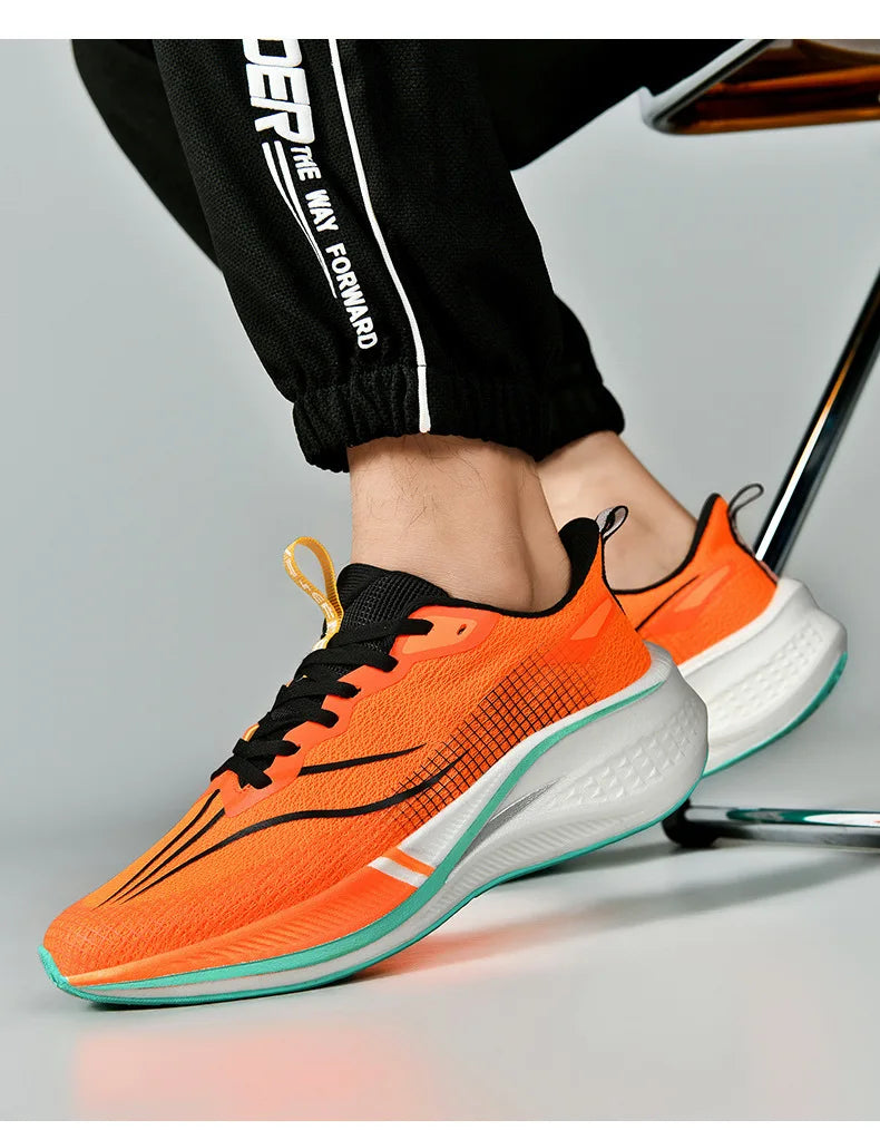 Scarpe da Corsa Sound Friction Rabbit 7PR con Piastra in Carbonio Traspiranti Leggere Sneakers Casual Unisex