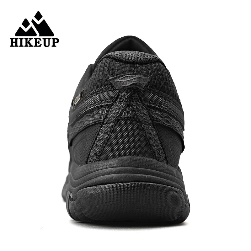HikeUp Scarpe Da Trekking Per Uomini In Pelle Durevoli Alta Qualita Scarpe Da Arrampicata All Aperto Con Suola In Gomma