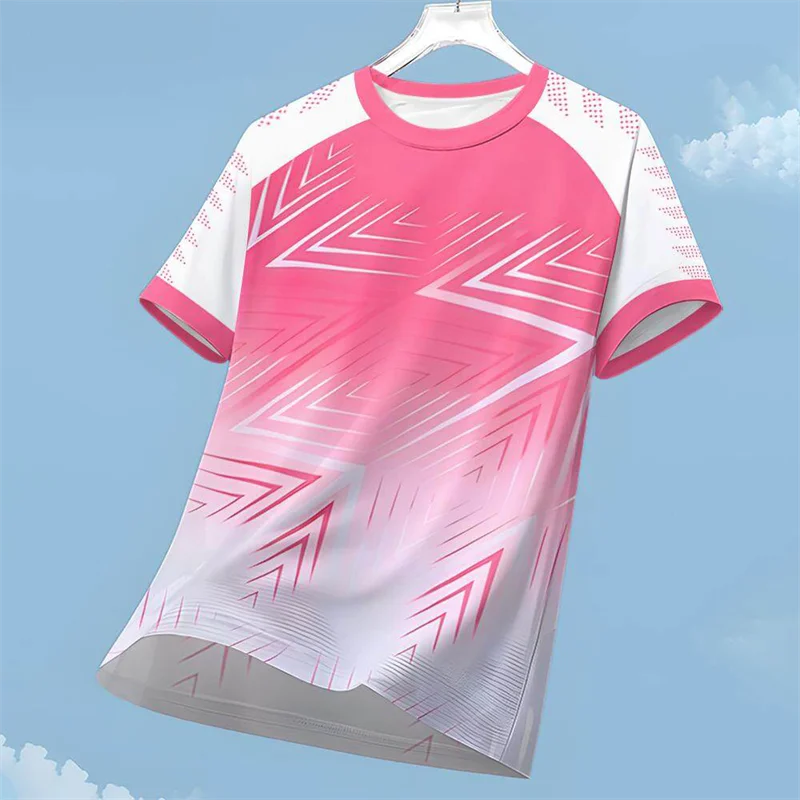 T-shirt da corsa da uomo T-shirt rinfrescante a maniche corte da esterno T-shirt da badminton traspirante ad asciugatura rapida Top fitness Abbigliamento da uomo