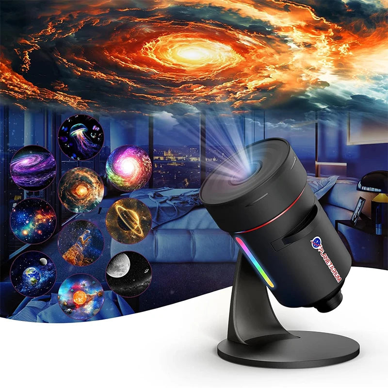 Luce Di Proiezione Planetaria Ultra HD 10 In 1 Con Timer Da Mezzo Ora E Controllo A 6 Tasti