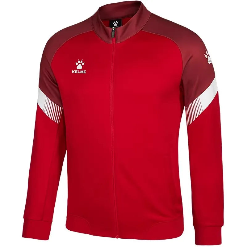 Kelme Giacca Allenamento Uomo Lavorata A Maglia Giocatore China League One Traspirante Con Cerniera Top Da Corsa