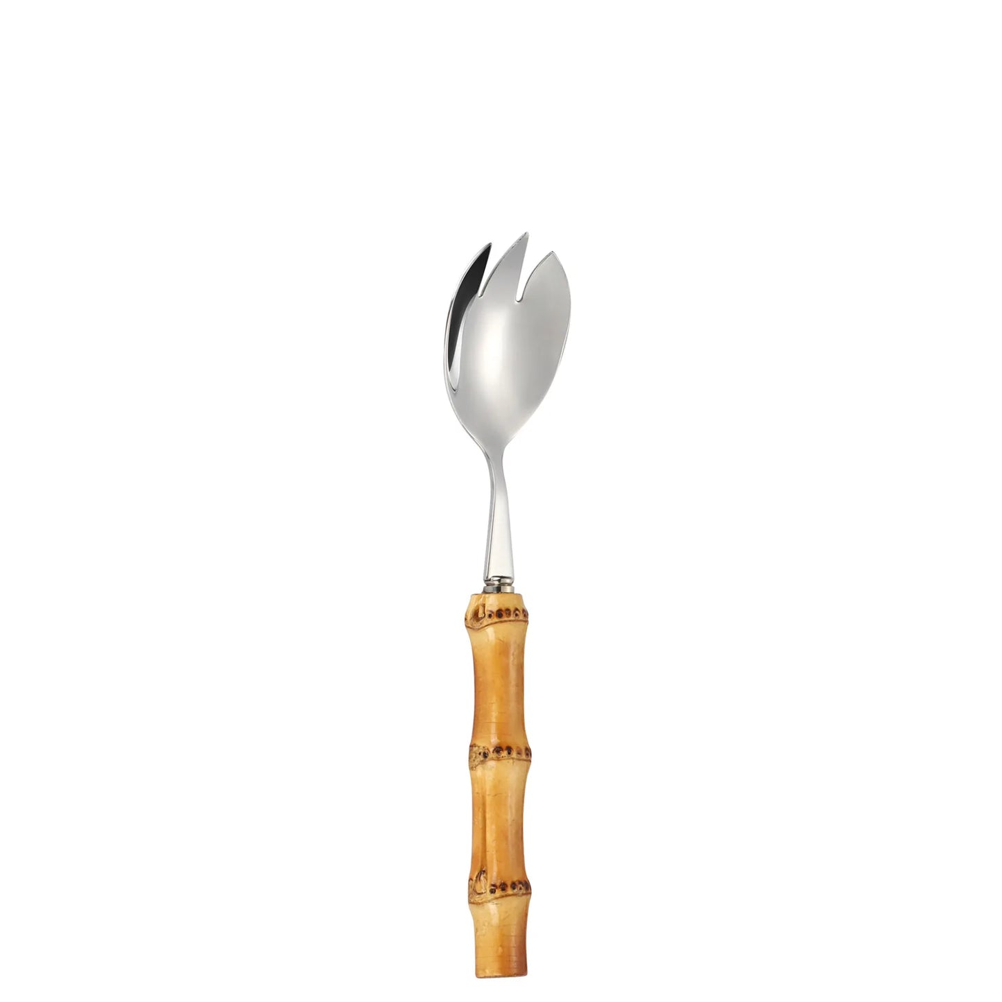 Pala Frittura In Acciaio Inossidabile Con Manico In Bambù Naturale E Cucchiaio Zuppa Giapponese Set Utensili Cucina
