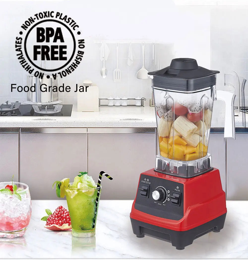 Biolomix Mini Pro Frullatore 1800W Con Barattolo Principale Da 1,8 L E Tazza Portatile Da 0,6 L Senza BPA