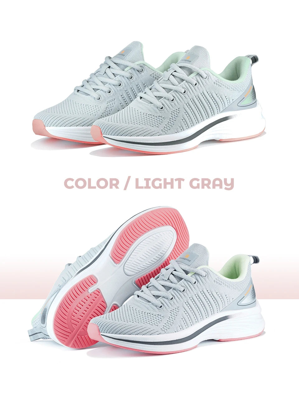 Baasploa Scarpe Da Corsa Da Donna Leggere Traspiranti Antiscivolo Con Ammortizzazione Per Esterni Attive
