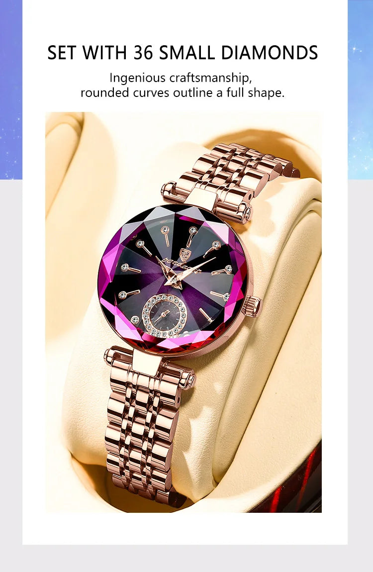 Orologio Da Donna Di Lusso POEDAGAR Impermeabile Al Quarzo Casuale Elegante Con Scatola Inclusa