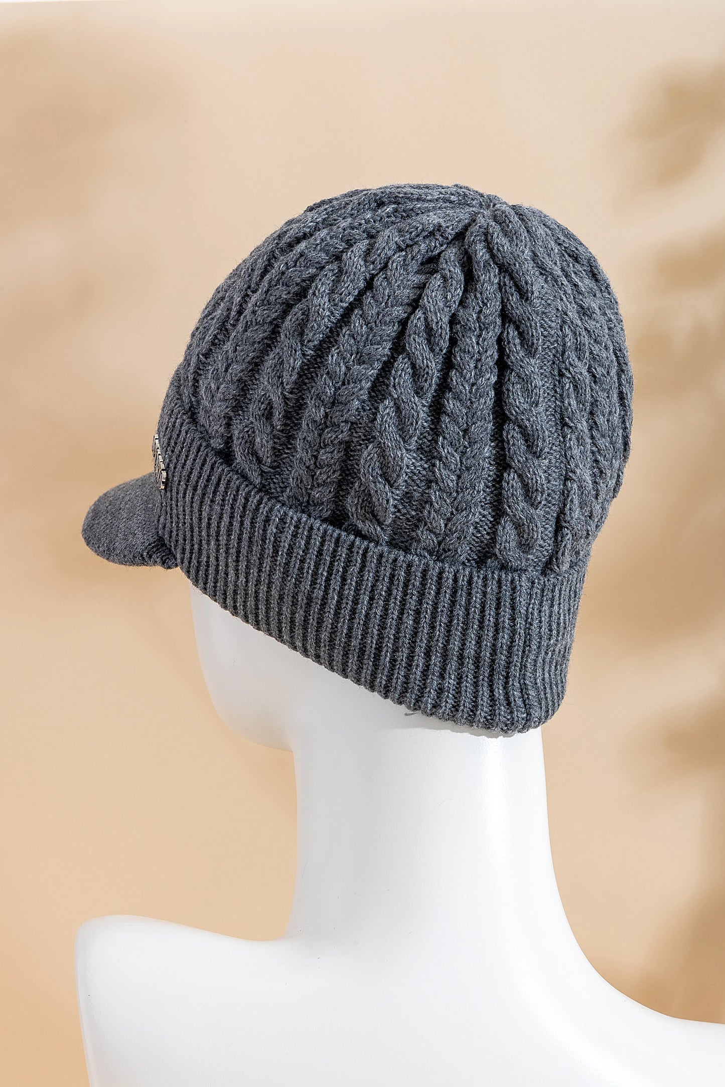 Cappello Invernale Unisex Caldo Con Bordo Foderato In Pelliccia Sportivo Per Uomo Donna Lavorato A Maglia All Aperto
