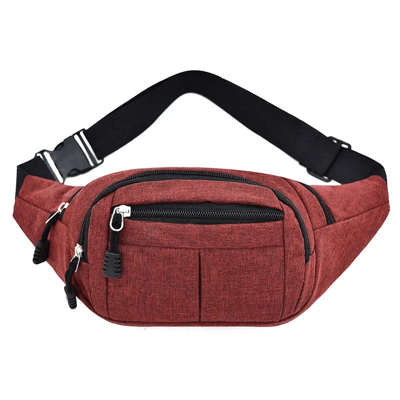 Marsupio Unisex Impermeabile Da Esterno In Tela Borsa A Tracolla Sportiva Per Escursioni Leggero
