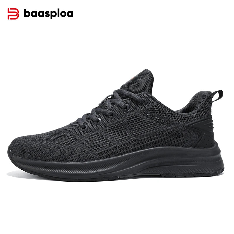 Baasploa Scarpe Da Corsa Uomo Leggere In Mesh Traspiranti Con Lacci Per Attività All Aperto
