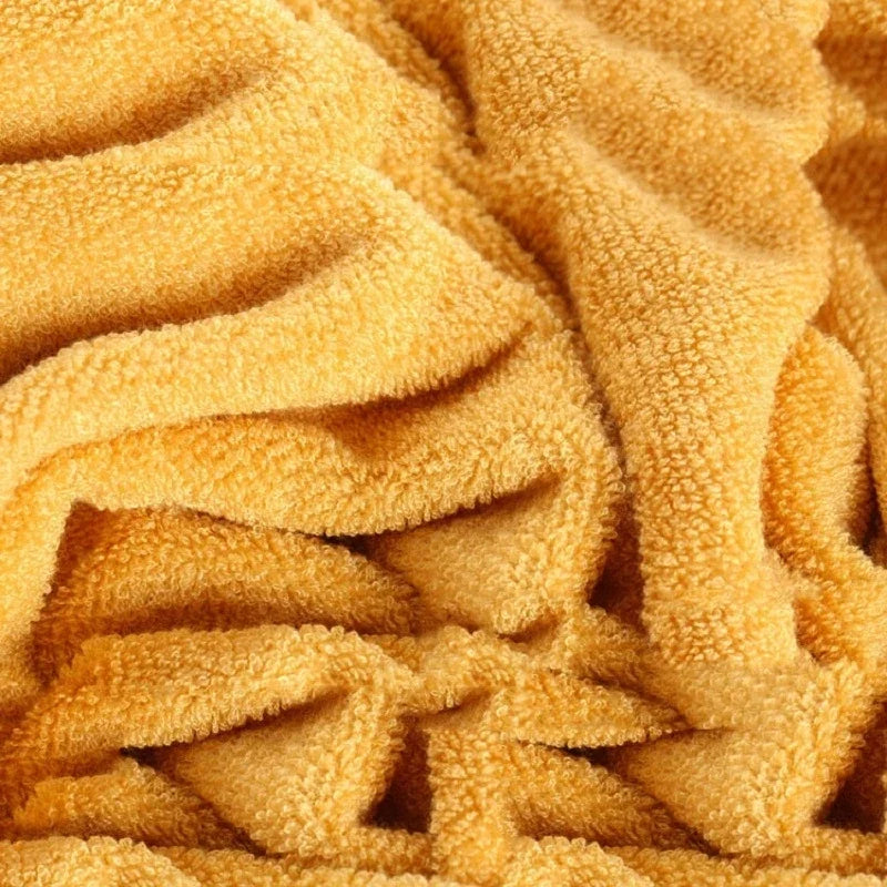 Set Di Due Asciugamani Da Bagno In Fibra Di Bambù 34x74 cm E 70x140 cm Per Viso E Mani Lavabili In Lavatrice