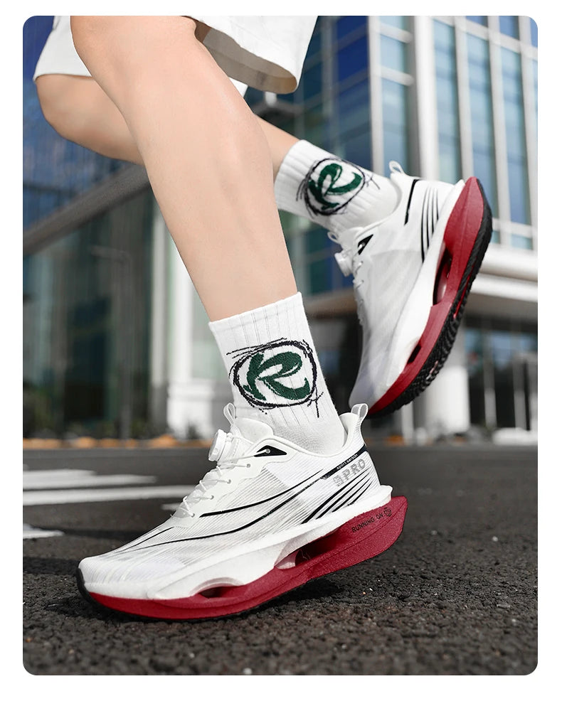 Nuove Scarpe Da Corsa Con Piastra In Carbonio Per Maratona Traspiranti E Leggere Per Uomo E Donna Comode E Antiscivolo