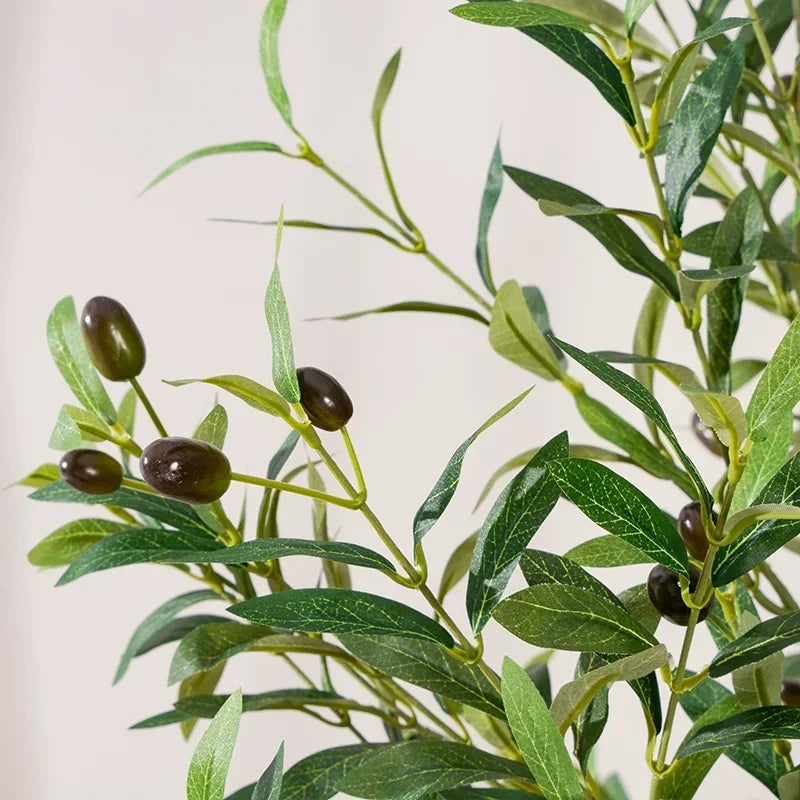 Albero Oliva Artificiale Grande Con Base Regolabile Da 60 Cm A 210 Cm Per Decorazione Ufficio E Casa