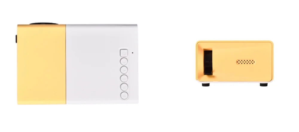 YG300 Mini Proiettore LED Aggiornato 1000 Lumen Risoluzione 320x240 HDMI Compatibile USB Lettore Multimediale Domestico