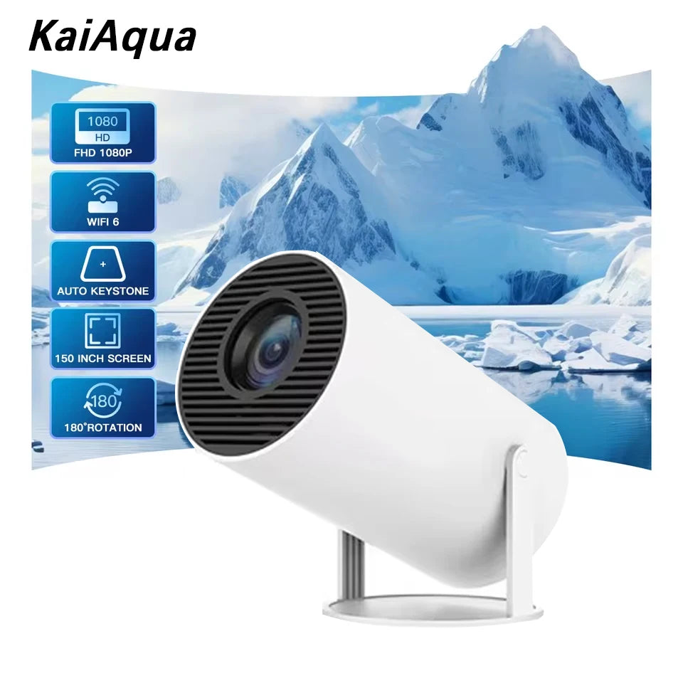 Nuovo Proiettore HY300 2026 4K Android 11 WiFi 6 290 ANSI Allwinner H713 BT5.0 Portatile per Esterni Cinema