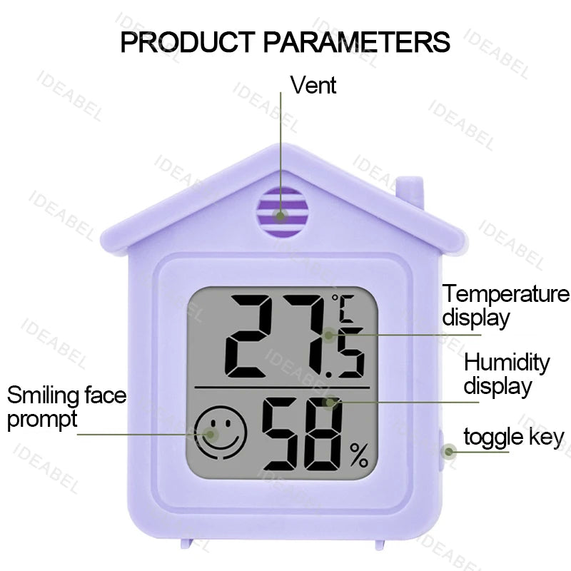 Mini Termometro Digitale LCD Igrometro Misuratore Di Umidità Della Temperatura Ambiente Interna Stazione Meteorologica